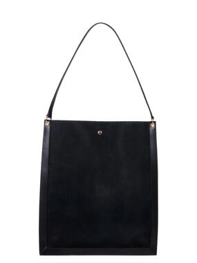 NEW WANDLER PENNY LEATHER SUEDE TOTE BAG BLUE